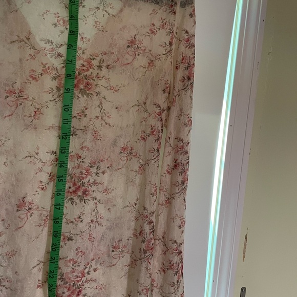 Denim & Supply Ralph Lauren Pink Floral Lace Top - Picture 5 of 7